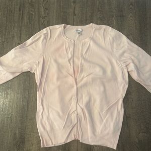 Croft & Barrow Pink Cardigan